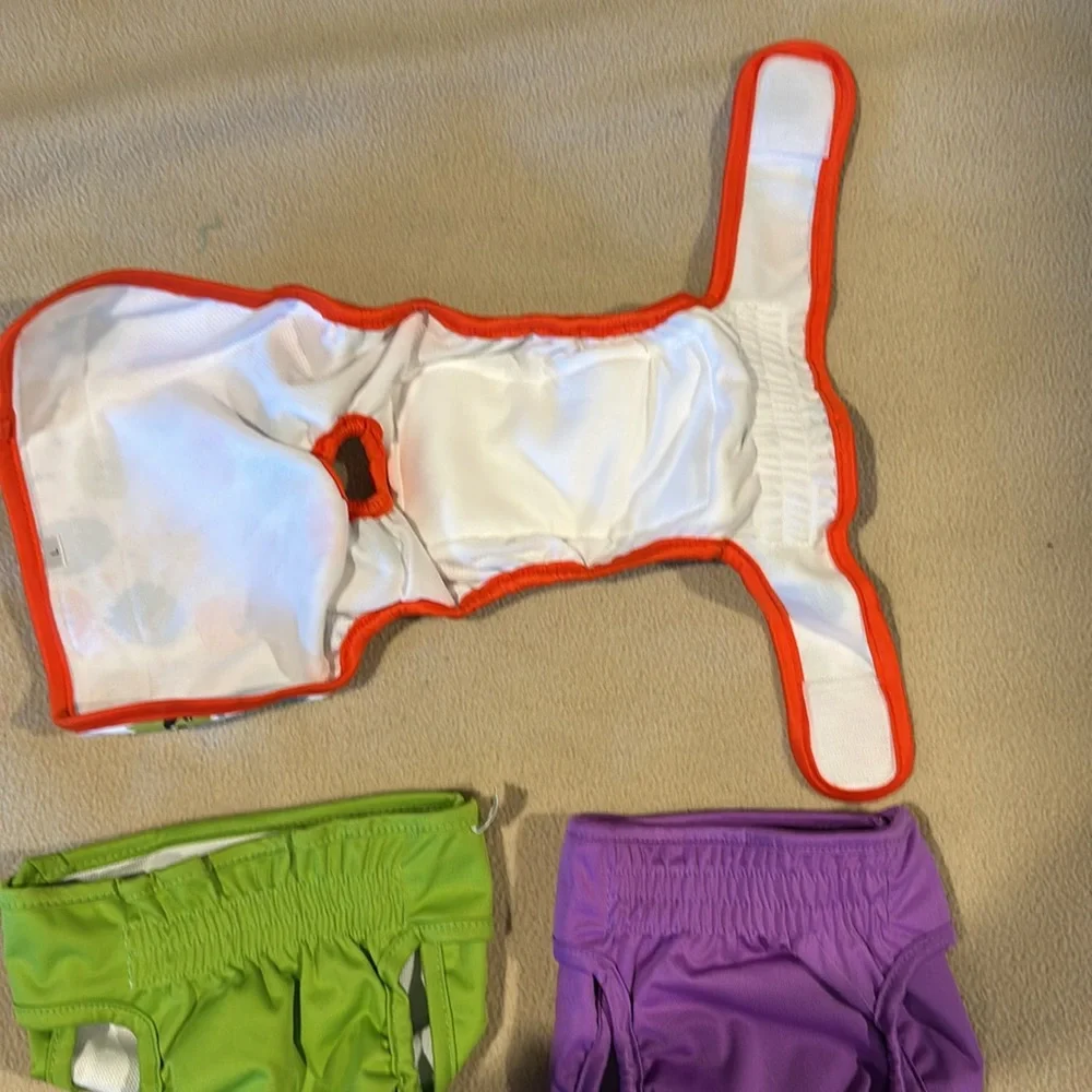 NWT 2 Pet Magash Female dog reuseable diapers 1 Wegreec diaper